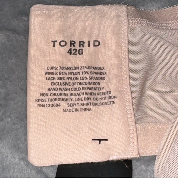 New with Tags Torrid Sexy T-shirt Bra Tan 42G - Picture 10 of 10